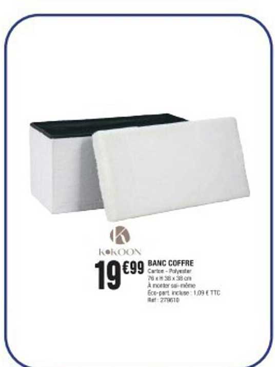BANC COFFRE