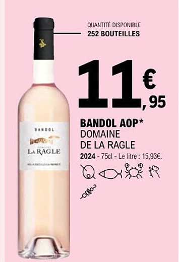 BANDOL AOP* DOMAINE DE LA RAGLE
