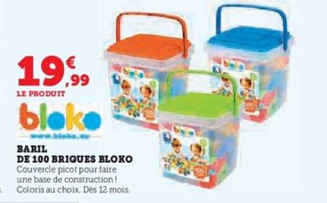 Baril de 100 briques Bloko