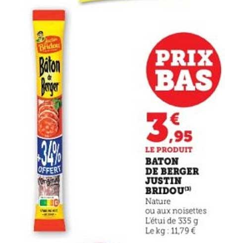 BATON DE BERGER JUSTIN BRIDOU