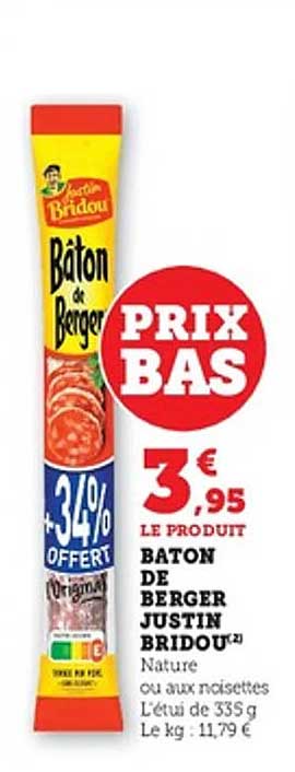 Bâton de Berger Justin Bridou Nature