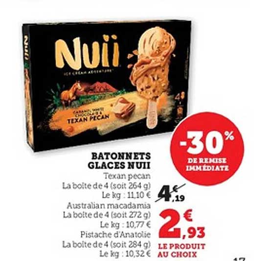 BATONNETS GLACES NUII