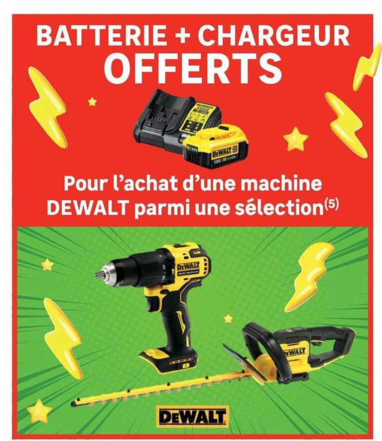 BATTERIE + CHARGEUR OFFERTS