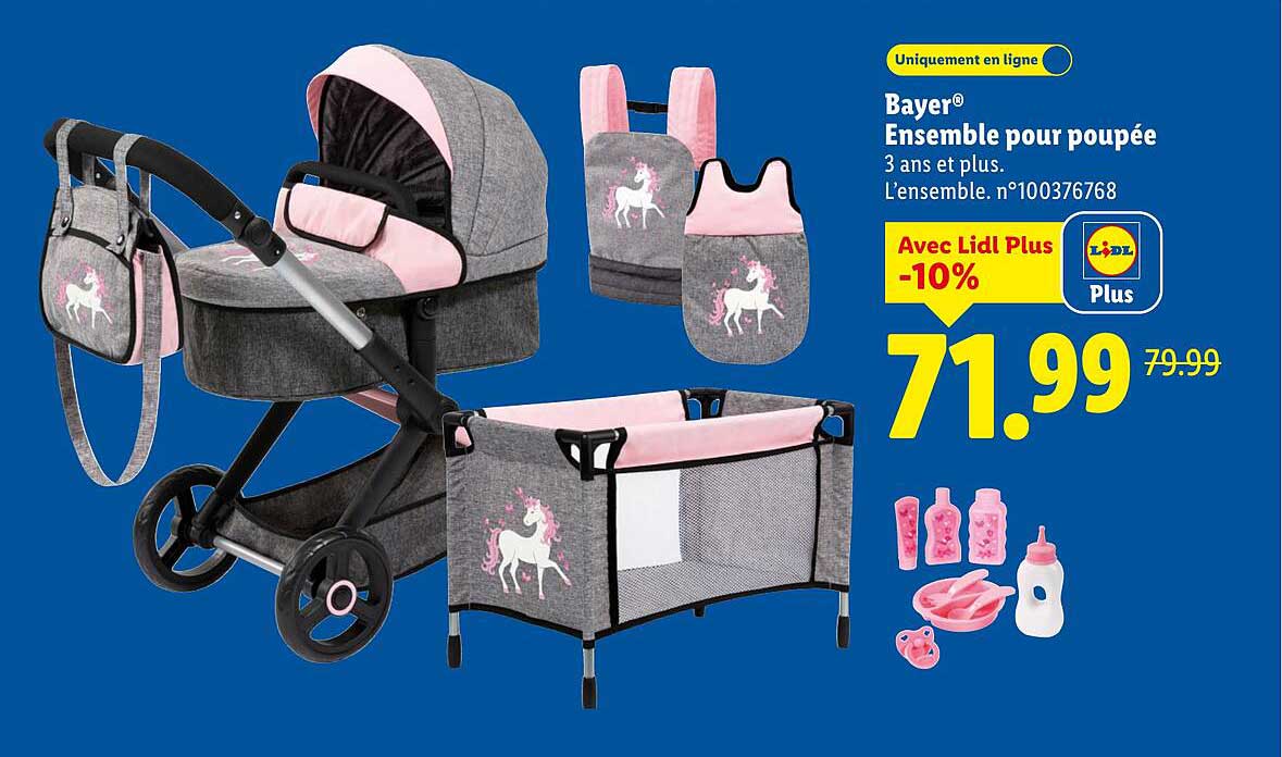Bayer® Ensemble pour poupée