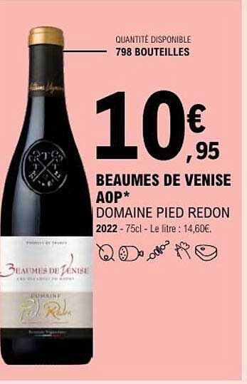 BEAUMES DE VENISE AOP* DOMAINE PIED REDON
