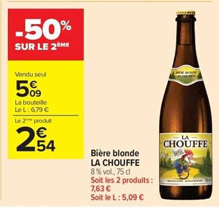 Bière blonde LA CHOUFFE