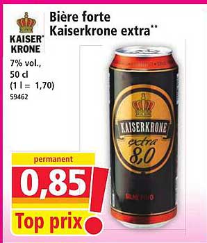 Bière forte Kaiserkrone extra**