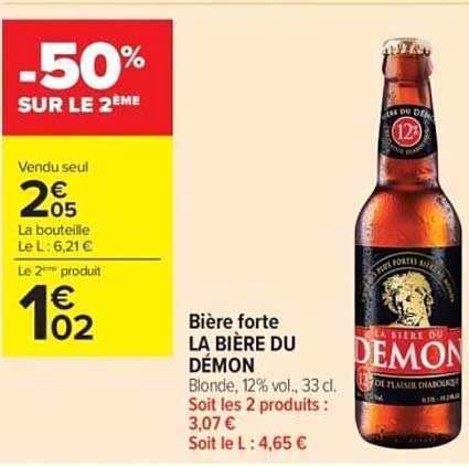Bière forte LA BIÈRE DU DÉMON