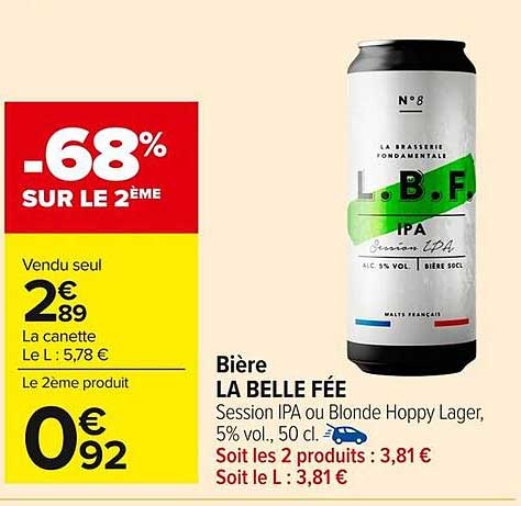 Bière LA BELLE FÉE
