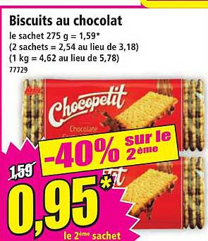 Biscuits au chocolat