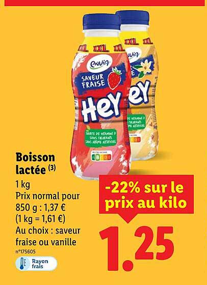 Boisson lactée