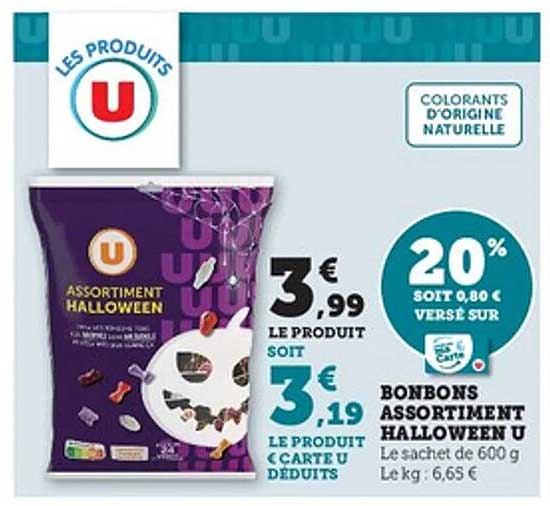 BONBONS ASSORTIMENT HALLOWEEN U