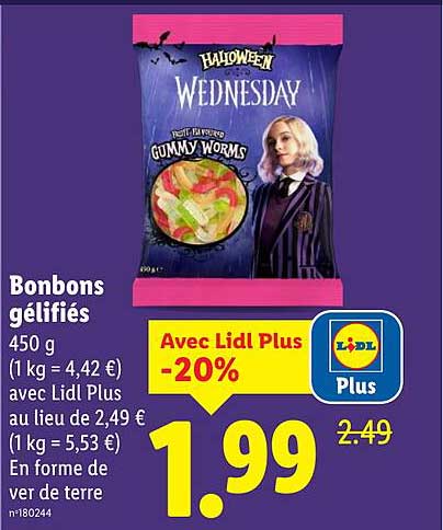 Bonbons gélifiés