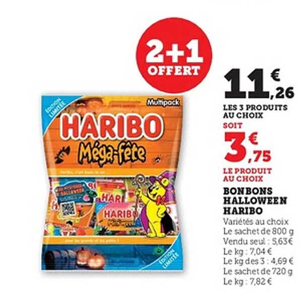 BONBONS HALLOWEEN HARIBO