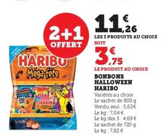 BONBONS HALLOWEEN HARIBO