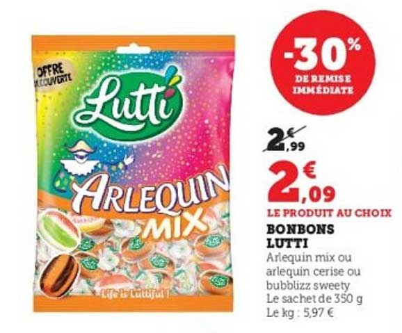 BONBONS LUTTI Arlequin Mix
