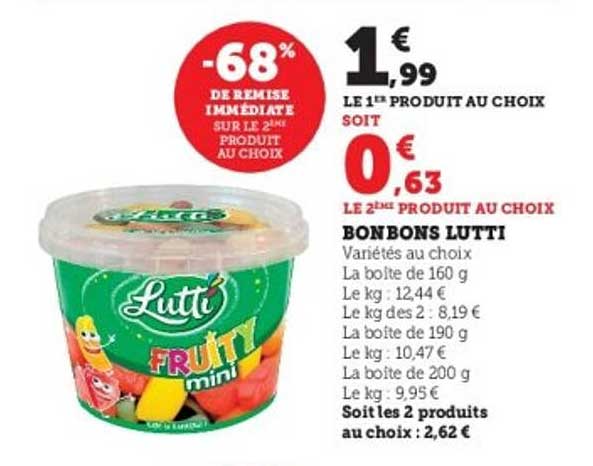 BONBONS LUTTI