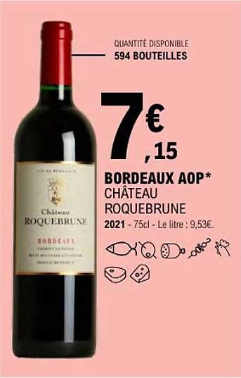 BORDEAUX AOP* CHÂTEAU ROQUEBRUNE