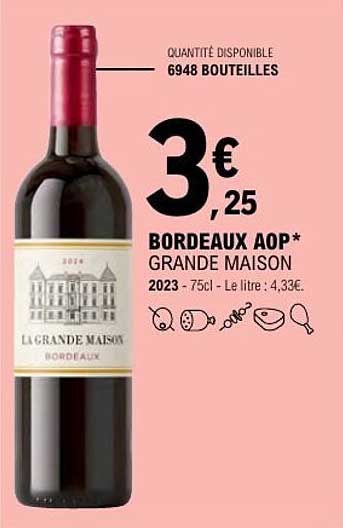 BORDEAUX AOP* GRANDE MAISON