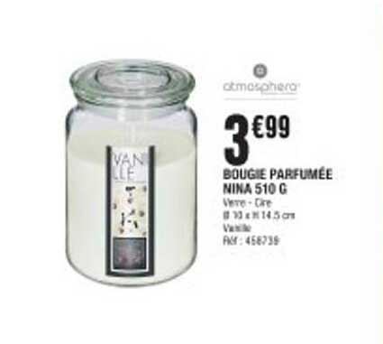 BOUGIE PARFUMÉE NINA 510 G