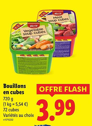 Bouillons en cubes