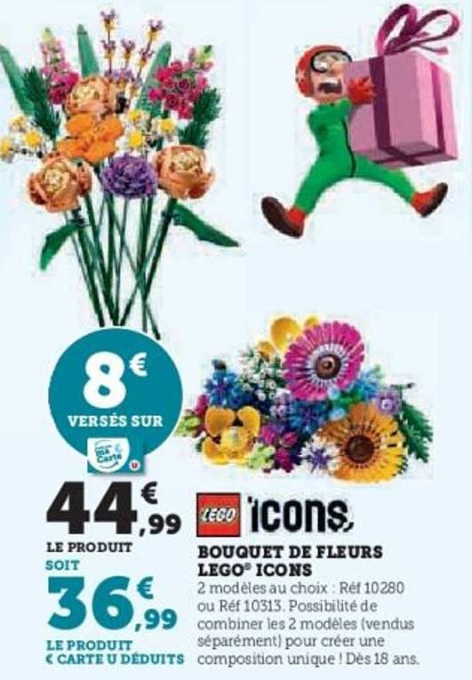 BOUQUET DE FLEURS LEGO® ICONS