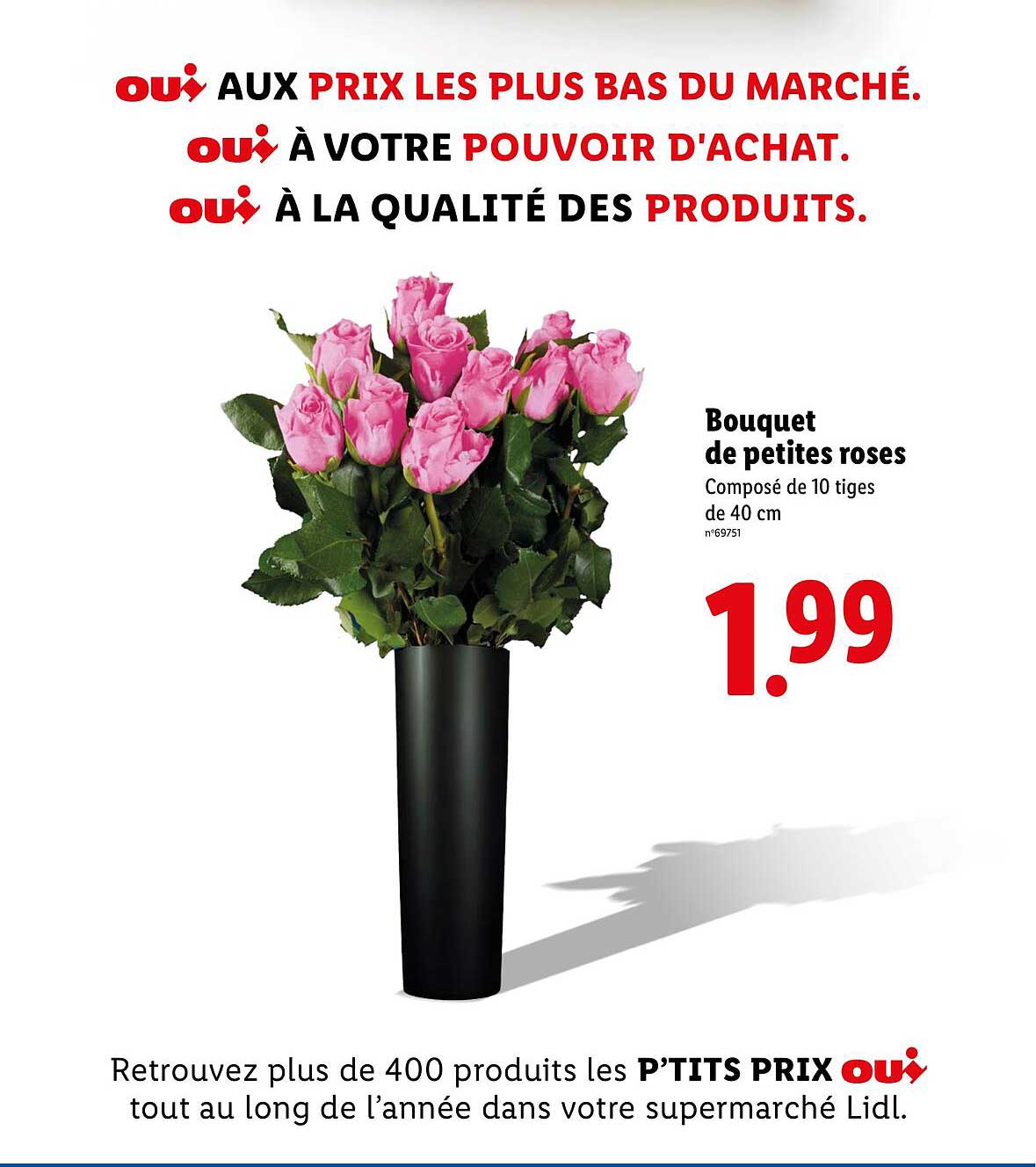Bouquet de petites roses