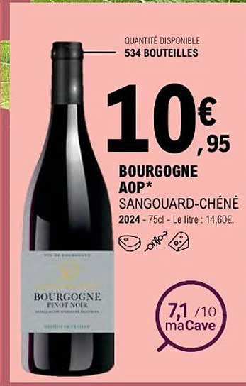 BOURGOGNE AOP* SANGOUARD-CHENÉ