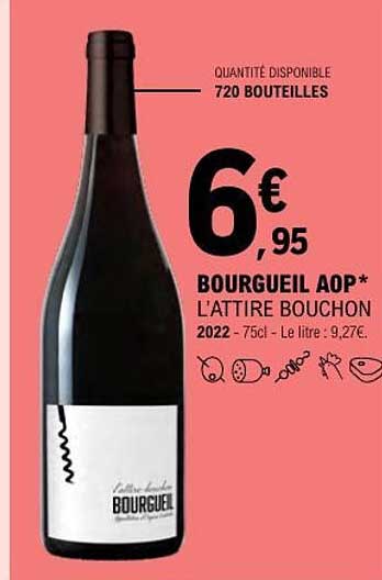 BOURGUEIL AOP* L'ATTIRE BOUCHON