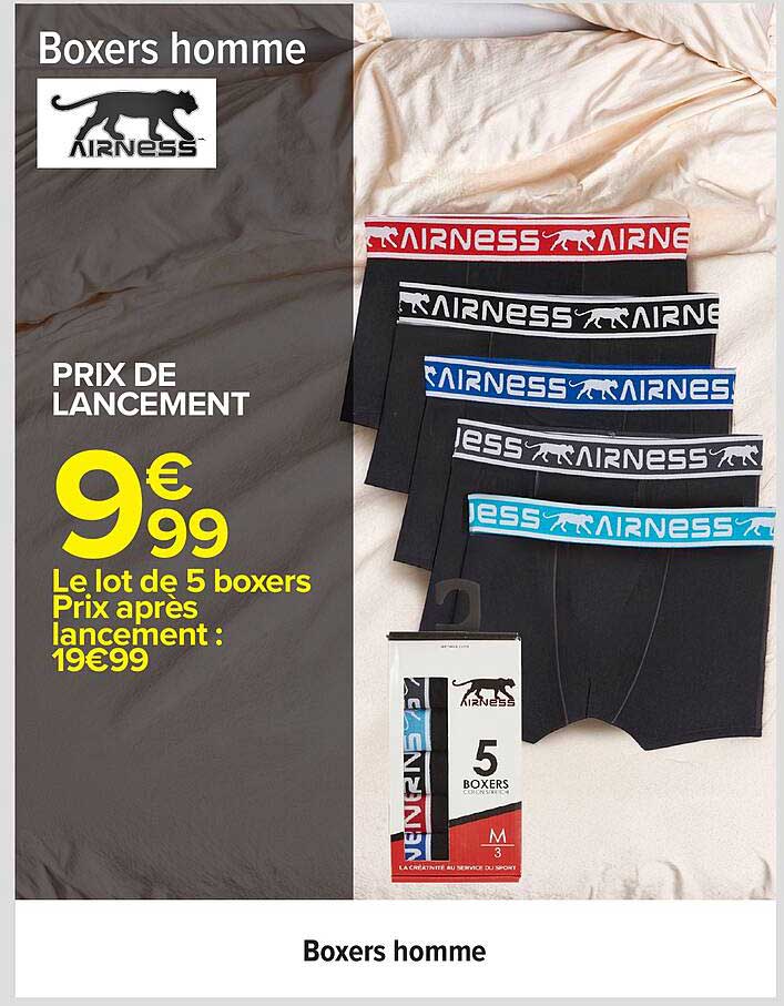 Boxers homme
