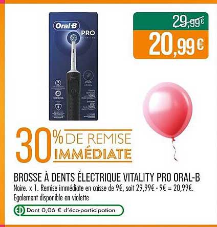 BROSSE À DENTS ÉLECTRIQUE VITALITY PRO ORAL-B