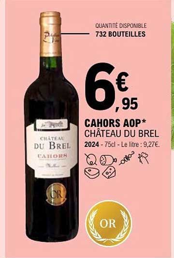CAHORS AOP* CHÂTEAU DU BREl