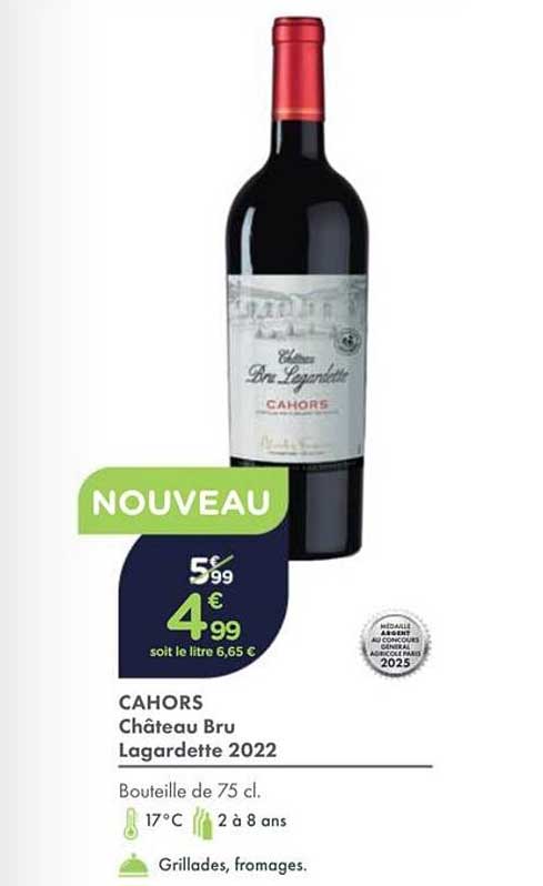 CAHORS Château Bru Lagardette 2022