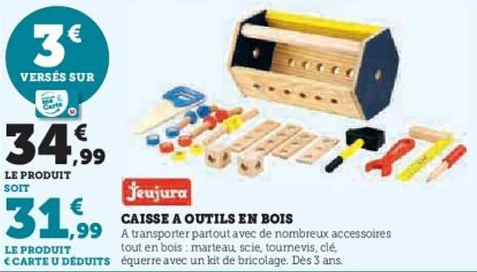 CAISSE À OUTILS EN BOIS