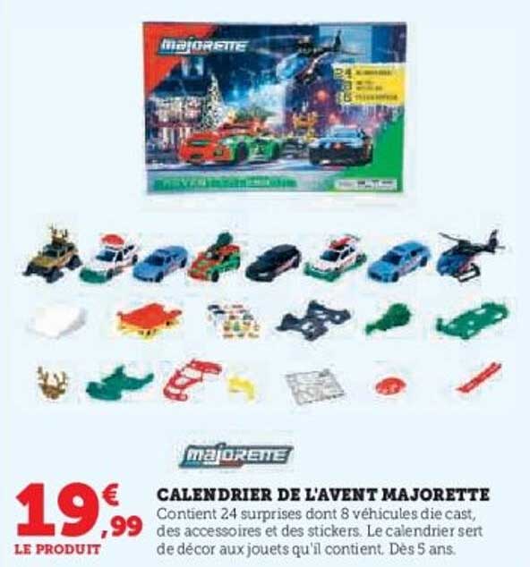 CALENDRIER DE L'AVENT MAJORETTE