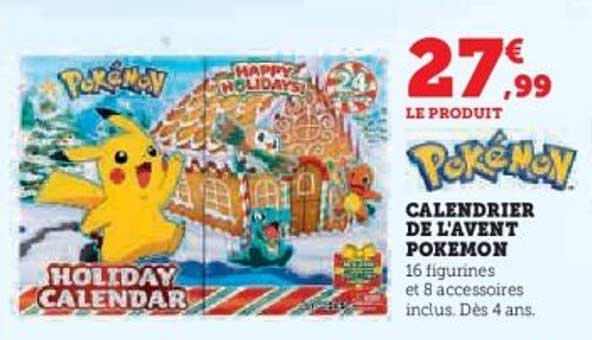 CALENDRIER DE L'AVENT POKEMON