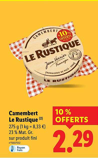 Camembert Le Rustique
