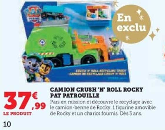 CAMION CRUSH 'N' ROLL ROCKY PAT PATROUILLE