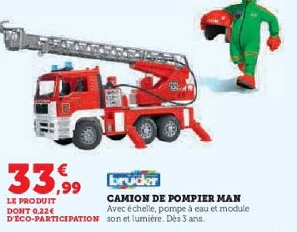 CAMION DE POMPIER MAN