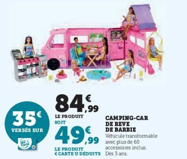 CAMPING-CAR DE REVE DE BARBIE