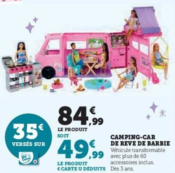 CAMPING-CAR DE REVES DE BARBIE