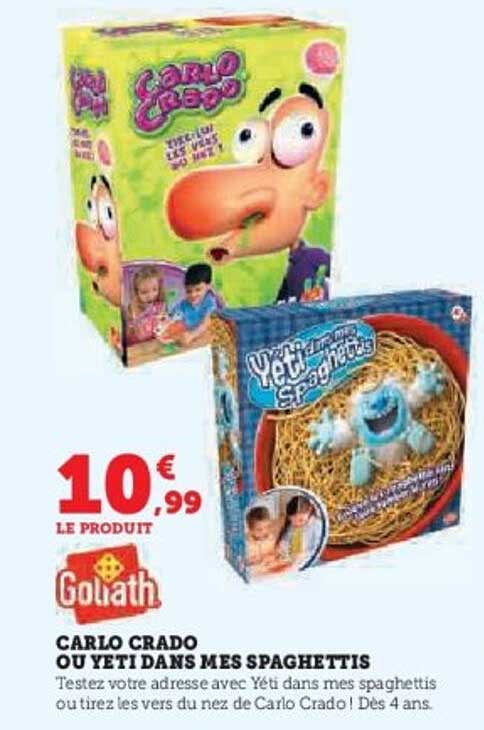 CARLO CRADO OU YETI DANS MES SPAGHETTIS