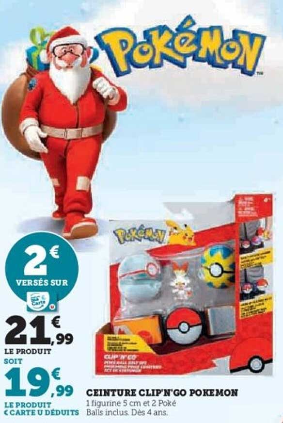 CEINTURE CLIP'N'GO POKEMON