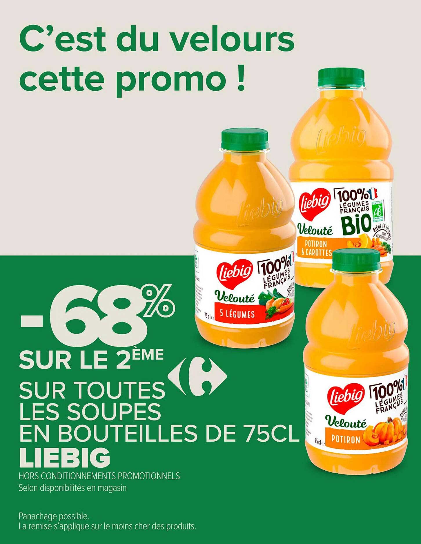C’est du velours cette promo !