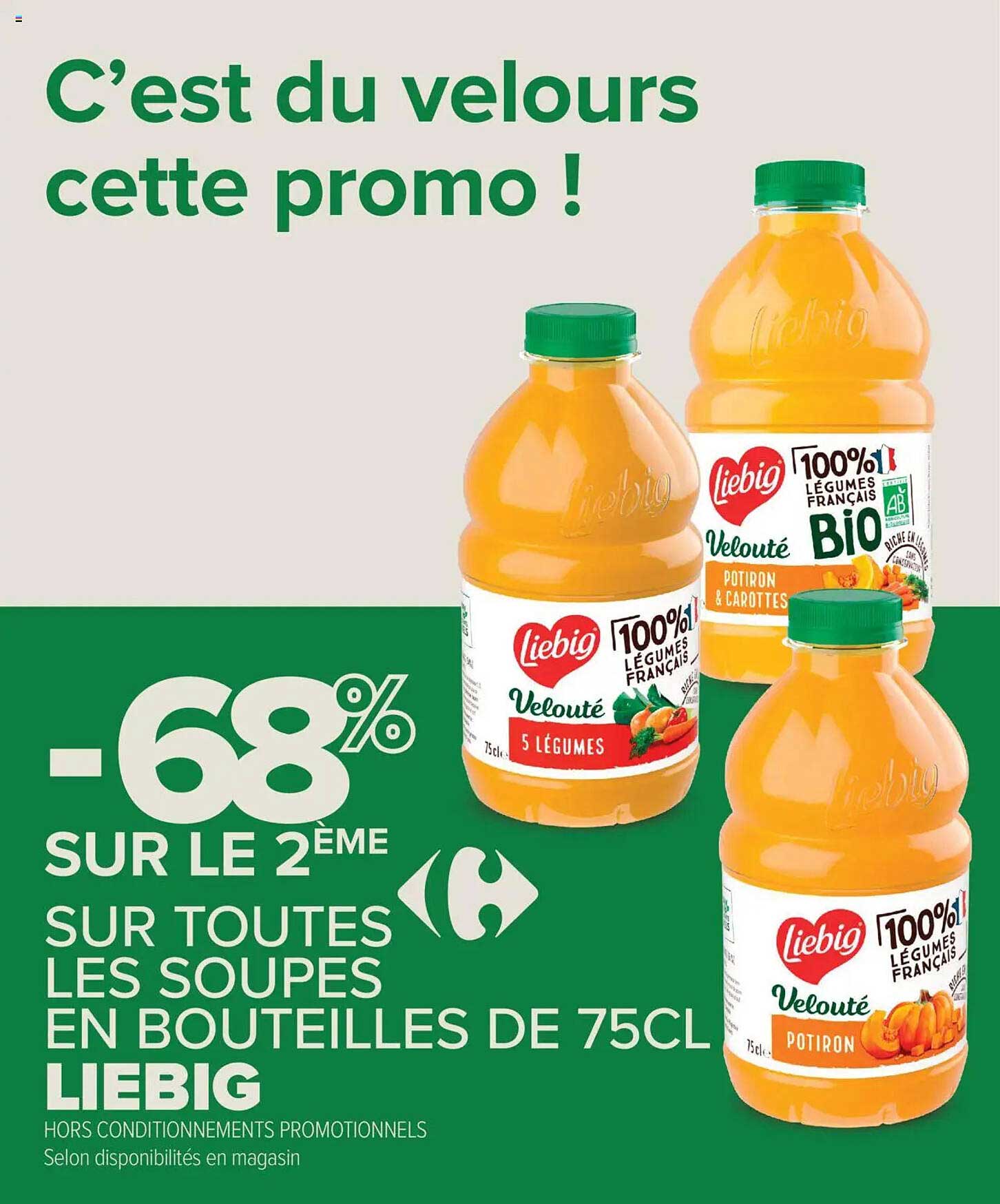 C’est du velours cette promo !