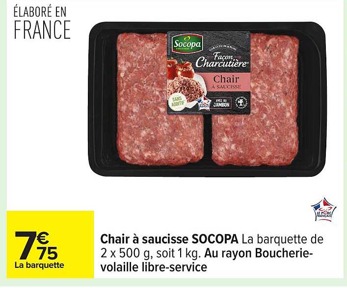 Chair à saucisse SOCOPA