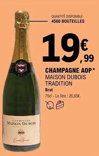 CHAMPAGNE AOP* MAISON DUBOIS TRADITION