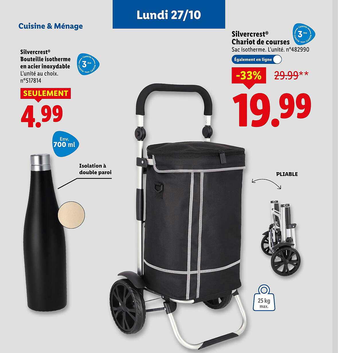 Chariot de courses Silvercrest®