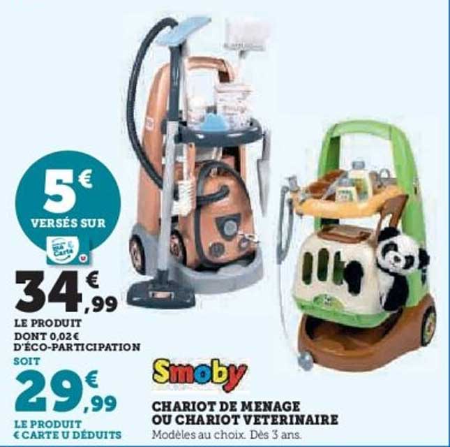CHARIOT DE MENAGE OU CHARIOT VETERINAIRE