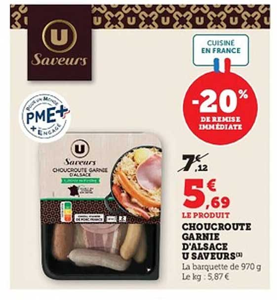 Choucroute Garnie d'Alsace U Saveurs